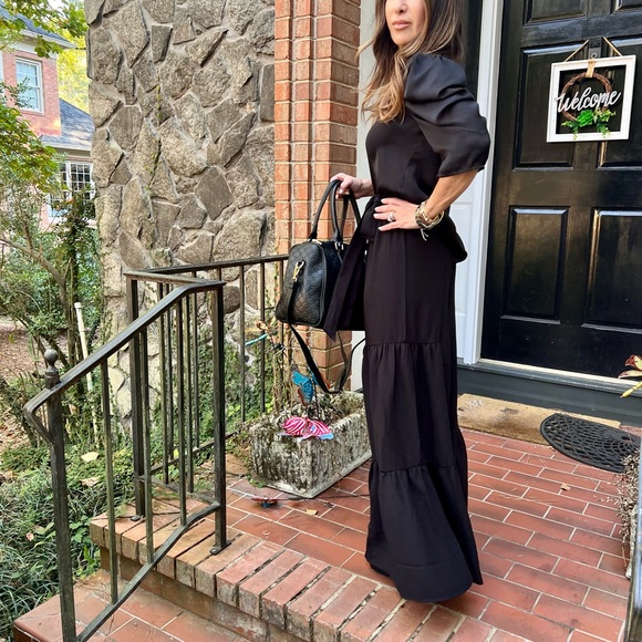 Fabulous Boho Extra Wide Leg Ribbon Pants - Picture 3 of 7